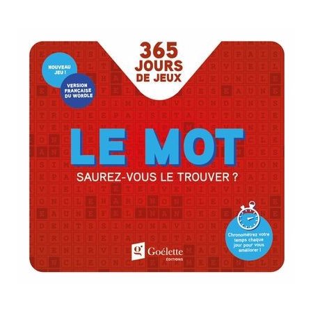 Le mot : Saurez-vous le trouver ? : 365 jours de jeux