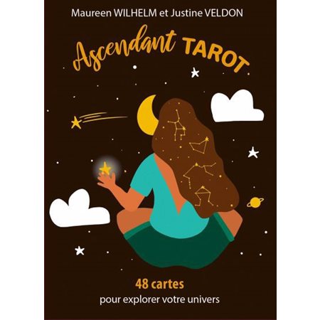 Coffret : Ascendant tarot : Dans Ascendant tarot, vous trouverez les 22 arcanes majeurs du tarot, les 12 signes du zodiaque, les 10 planètes et les 4 éléments