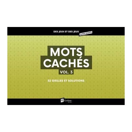 Mots cachés T.03 : Des jeux et des jeux super géants