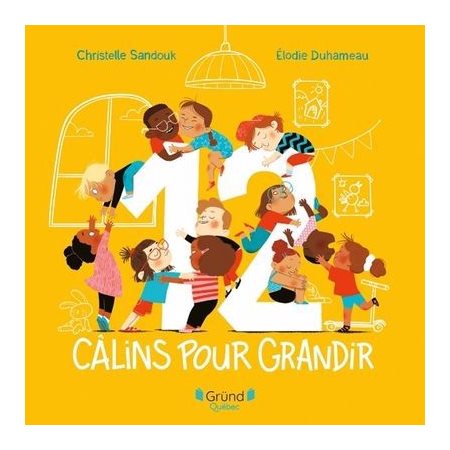 12 câlins pour grandir : Livre cartonné