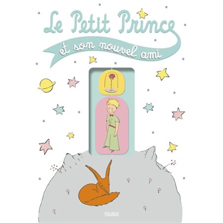 Le Petit Prince et son nouvel ami : Le Petit Prince pour les bébés : Avec des perles en bois à tourner : Livre cartonné