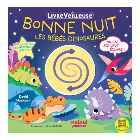 Bonne nuit les bébés dinosaures : Livre veilleuse, Livre veilleuse : Livre cartonné