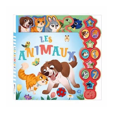 Les animaux : Livre 10 sons : Livre cartonné