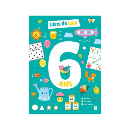 Livre de jeux 6 ans