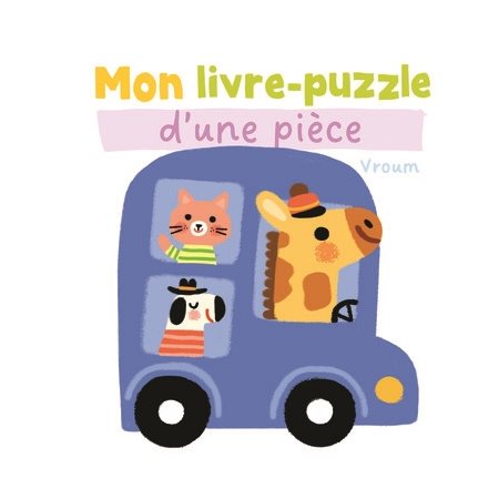 Vroum : Mon livre-puzzle d'une pièce : Livre cartonné