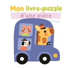 Vroum : Mon livre-puzzle d'une pièce : Livre cartonné