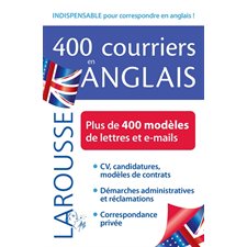 400 courriers en anglais