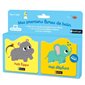 Petit Hippo & Petit Éléphant : Mes premiers livres de bain : Des livres à secouer et à presser pour faire des bruits rigolos !