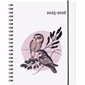 Agenda Garbo Chouette Scolaire 2025-2026 : 1 semaine  /  2 pages : De août 2025 à juillet 2026
