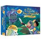 Mon enquête incroyable : Panique au donjon ! : 5 + : 2 à 4 joueurs; 20 / 25 minutes ; Points à relier; cartes à gratter; labyrinthes; jeu de l'intrus; dominos; puzzle