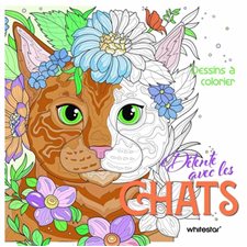 Détente avec les chats : Dessins à colorier anti-stress