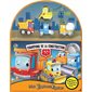 Champions de la construction : 3 ans et + : Mini comptine et figurines : Comprend 1 livre illustré, 4 figurines et 1 planche de jeu