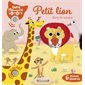 Petit lion dans la savane : Livre marionnette sonore : Livre cartonné