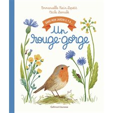 Un rouge-gorge : Dans mon jardin, il y a ... : Couverture rigide