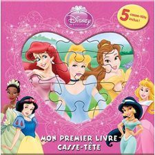 Disney Princesses : Mon premier livre casse-tête : 5 casse-têtes inclus !