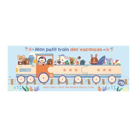 Mon petit train des vacances : Pouet pouet ! Voici ton premier puzzle à lire