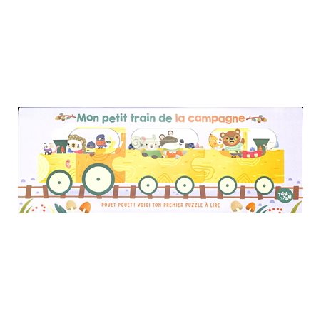 Mon petit train de la campagne : Pouet pouet ! Voici ton premier puzzle à lire