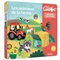 Les animaux de la ferme : Soulève les flaps : P'tit ludoc : Dès 3 ans : Livre cartonné