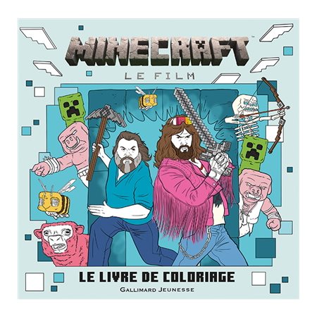 Minecraft : Le film : Le livre de coloriage officiel