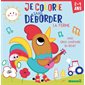 Je colorie sans déborder (2-4 ans) : La ferme : Avec gros contours en relief