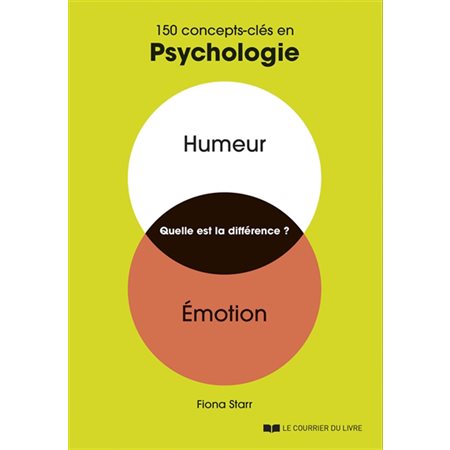 Humeur, émotion, quelle est la différence ? : 150 concepts-clés en psychologie : 150 concepts-clés
