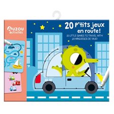 20 p'tits jeux : En route ! : 20 little games to travel with ! : 20 minijuegos de viaje : Auzou activités