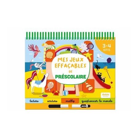 Mes jeux effaçables de préscolaire