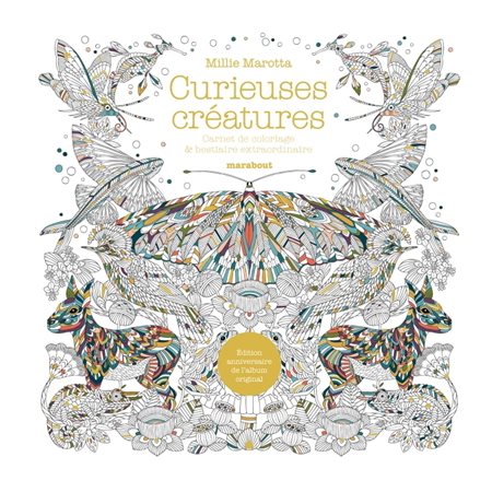 Curieuses créatures : Carnet de coloriage & bestiaire extraordinaire