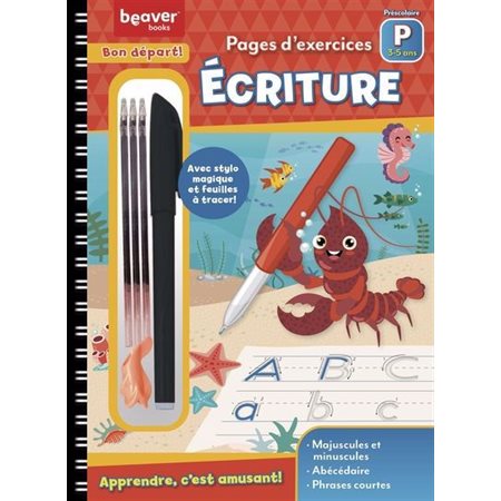 Écriture : Préscolaire : Pages d'exercises