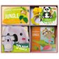 Dans la jungle  : Mon coffret naissance : Gant de toilette + 2 livres d'éveil : Livre de bain