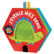 J'éveille mes sens : Un jeu sensoriel à replier : Àge 0+ : Livre cartonné
