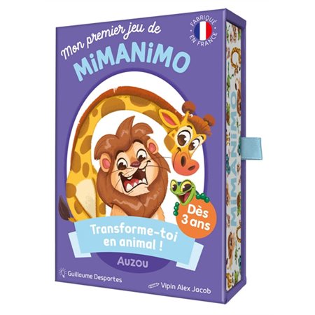 Jeux de cartes : Mon premier jeu de Mimanimo : Dès 3 ans : 10 minutes; 2 à 4 joueurs; 36 cartes