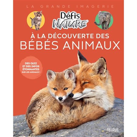 A la découverte des bébés animaux : Des quiz et des infos étonnantes sur les animaux ! : La grande imagerie : Défis nature