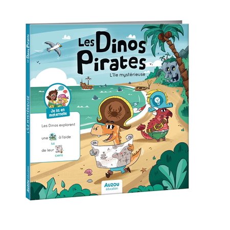 L'île mystérieuse : Les dinos pirates : Couverture rigide