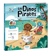 L'île mystérieuse : Les dinos pirates : Couverture rigide