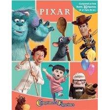 Pixar : Comptines et figurines : Comprends 1 livre illustré, 10 figurines et 1 tapis de jeu