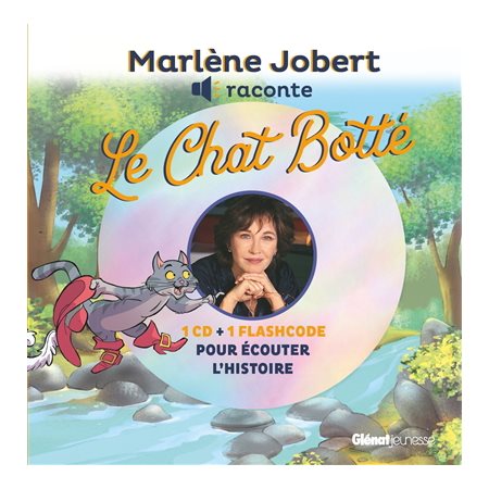Marlène Jobert raconte : Le chat botté : Livre + CD