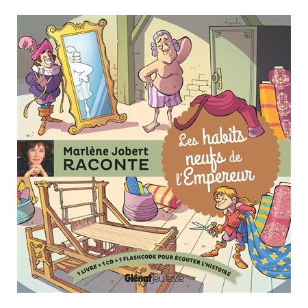 Marlène Jobert raconte : Les habits neufs de l'empereur : Livre + CD