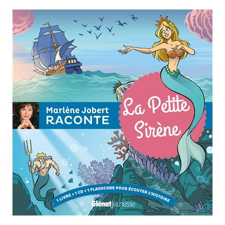 Marlène Jobert raconte : La petite sirène : Livre + CD