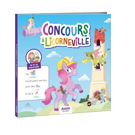 Concours à Licorneville : Auzou éducation : Couverture rigide