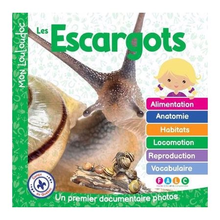 Les escargots : Un premier documentaire photos : Mon Louloudoc