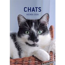 Chats : Agenda 2026 : Soyez heureux au gré des ronrons ! : 1 jour  /  1 page : De janvier à décembre 2026