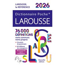 Dictionnaire Larousse poche + 2026 : Dictionnaire poche plus