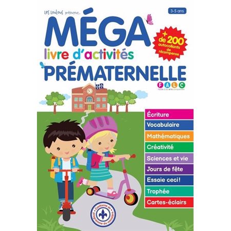 Prématernelle : Méga livre d'activités : Les Loulous présentent ...