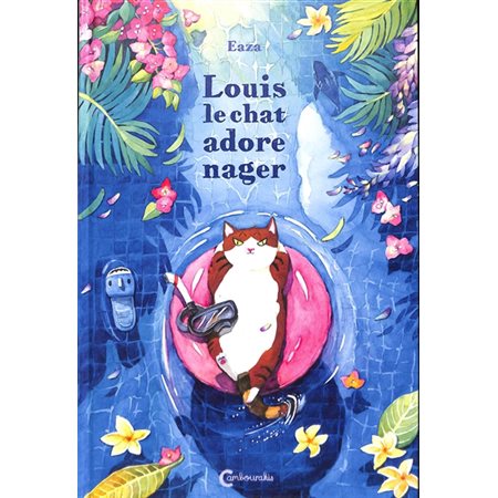 Louis le chat adore nager