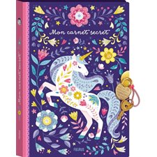 Mon carnet secret : licorne scintillante