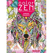 Animaux sauvages : Color Zen scintillant