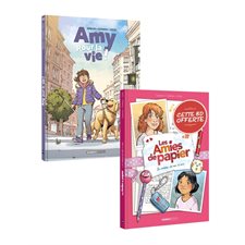 Pack promo 2025 : Amy pour la vie ! T.01 + Amies de papier T01 offert : Bande dessinée