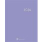 Agenda hebdomadaire 2026 : Lilas : De janvier à décembre 2026 : 1 semaine  /  2 pages