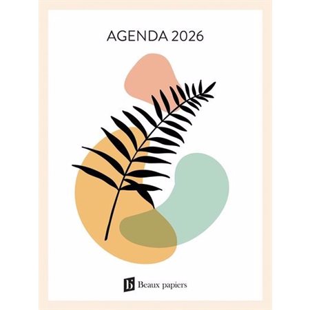 Agenda Pastel 2026 : De janvier à décembre 2026 : 1 jour  /  1 page